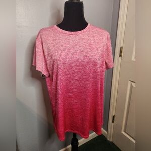 BCG Size XL Short Sleeve Shirt Hot Pink Two Different Pinks